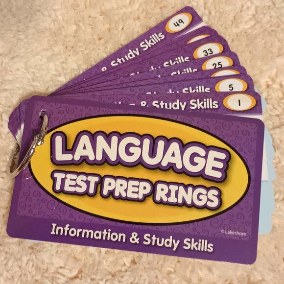 EUC ~ Lakeshore Language Test Prep Rings ~ Grade 1 - Picture 2 of 16